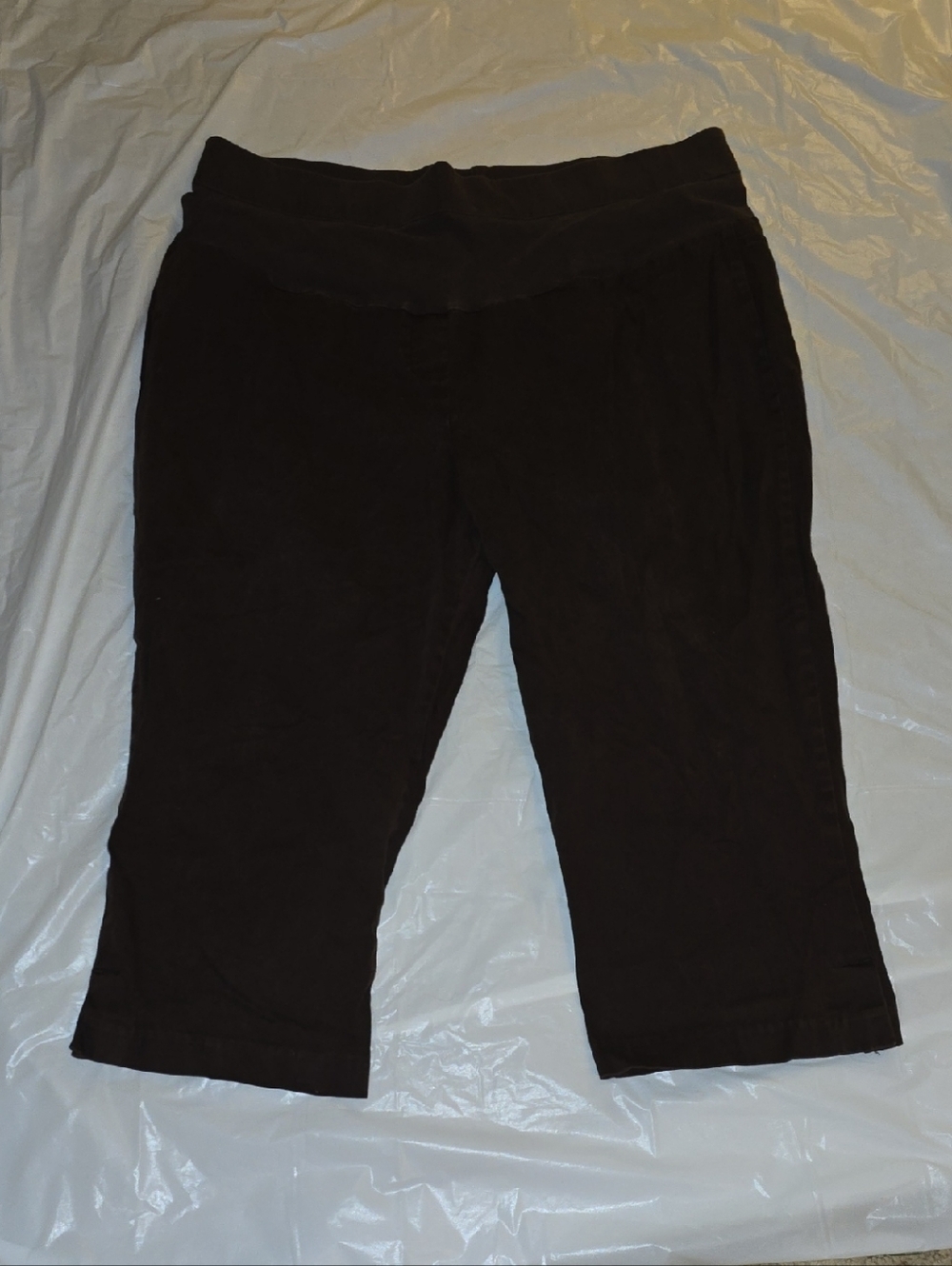 Motherhood Maternity Womens Brown Cropped Pull-On Pants XL